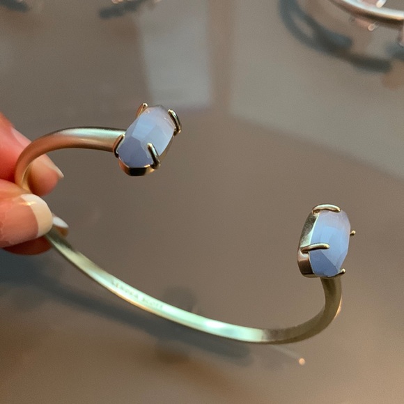 NWOT Kendra Scott 14K Gold Plated Edie Cuff Bracelet - Picture 12 of 13